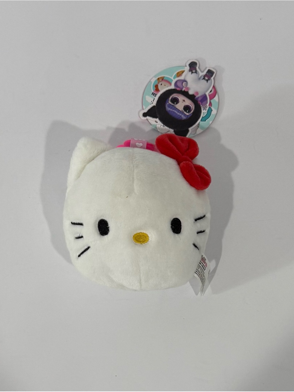 NEW L.O.L. Surprise! Loves Hello Kitty Reversible Plush Keychain with Kuromi QT
